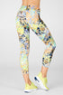 MID-RISE PRINTED POWERHOLD® CAPRI - MERIDIAN REMIX